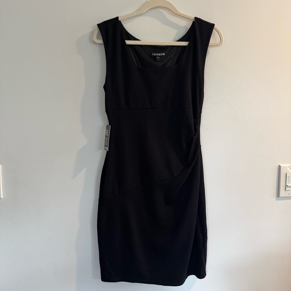 NWT Express Black Mini Dress Sleeveless Size 6
